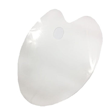 Large Circular Shape Paint Mixing Palette - White The Stationers